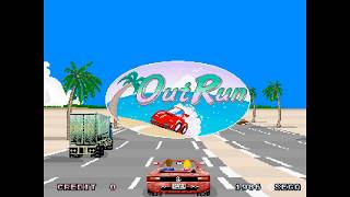 Out Run attract mode (arcade) (Sega) (1986)