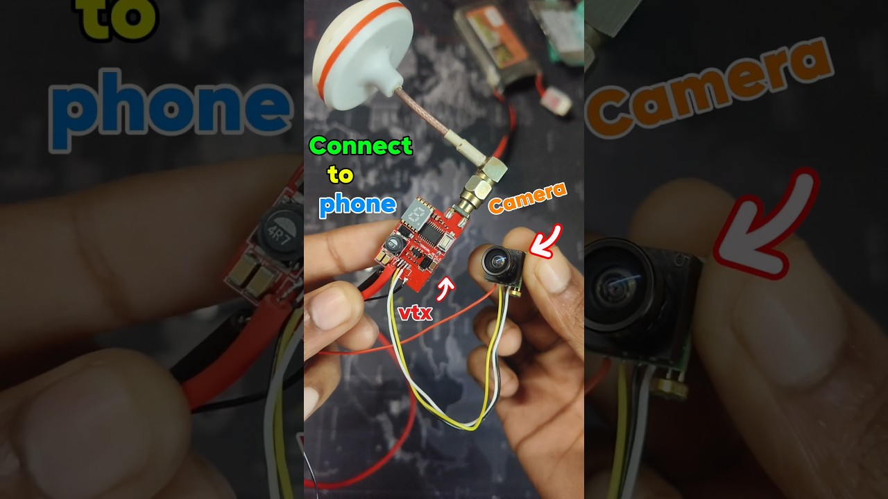 Аналоговое подключение FPV-камеры с видеопередатчиком 600 мВт