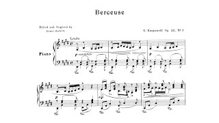 Genari Korganov: Berceuse for piano (Schirmer's Anthology of Russian Piano Music 1902) screenshot 5