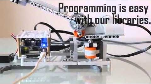 BrickPi LEGO® Bricks with a Raspberry Pi Brain