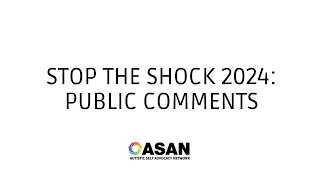 StopTheShock 2024 Public Comments Webinar
