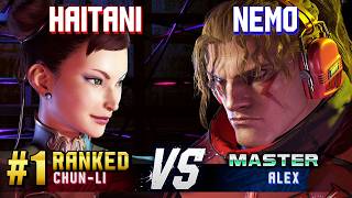 Sf6 Haitani Ranked Chun-Li Vs Nemo Alex High Level Gameplay