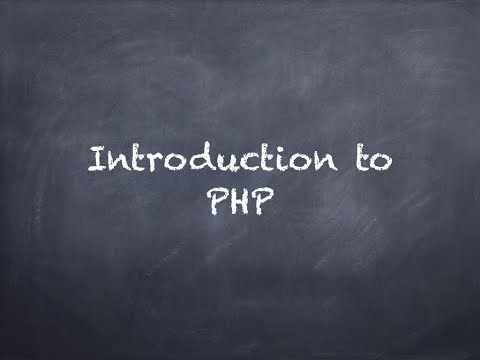 PHP How To: An Introduction to PHP