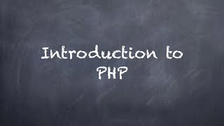PHP How To: An Introduction to PHP