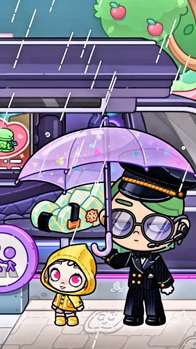 RICH KIDS IN THE RAIN 🌧️ #avatarworld #nina PAZU