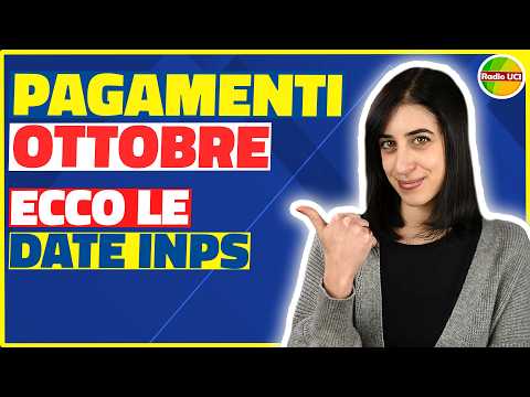 Video PAGAMENTI INPS OTTOBRE 2026: Date Assegno Unico, ADI, NASpI e Dedicata a Te