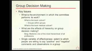 UVA GME Faculty Development Session with Dr. Eric Holmboe