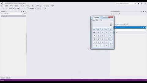 تعلم عمل برنامج اله حاسبه باستخدام لغة البرمجه ( سي شارب )