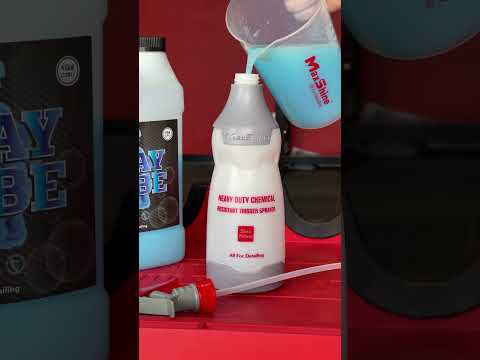 Хімстійкий розпилювач MaxShine Heavy Duty 750 мл (Червоний), видео 1