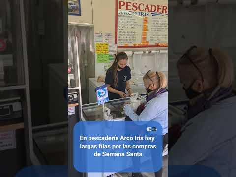 Pescadería "Arco Iris" hará horario corrido este jueves Santo.