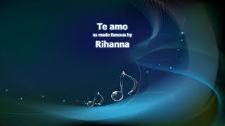 Rihanna - Te amo /KARAOKE/