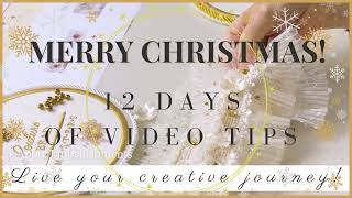 12 DAYS of CHRISTMAS: Couture beading, couture sewing & beadwork tips