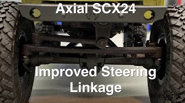 Mod19RC SCX24 Improved Steering Linkage