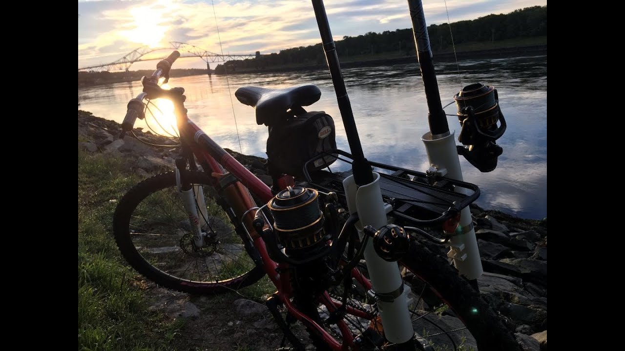 How to make: A Bike Fishing Rod Holder 