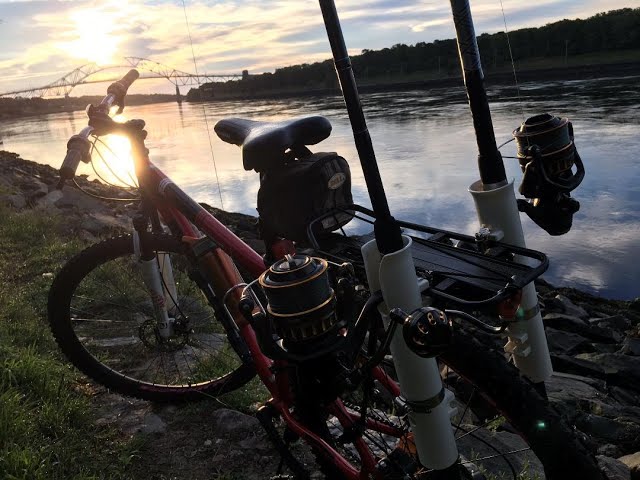 How to make: A Bike Fishing Rod Holder 