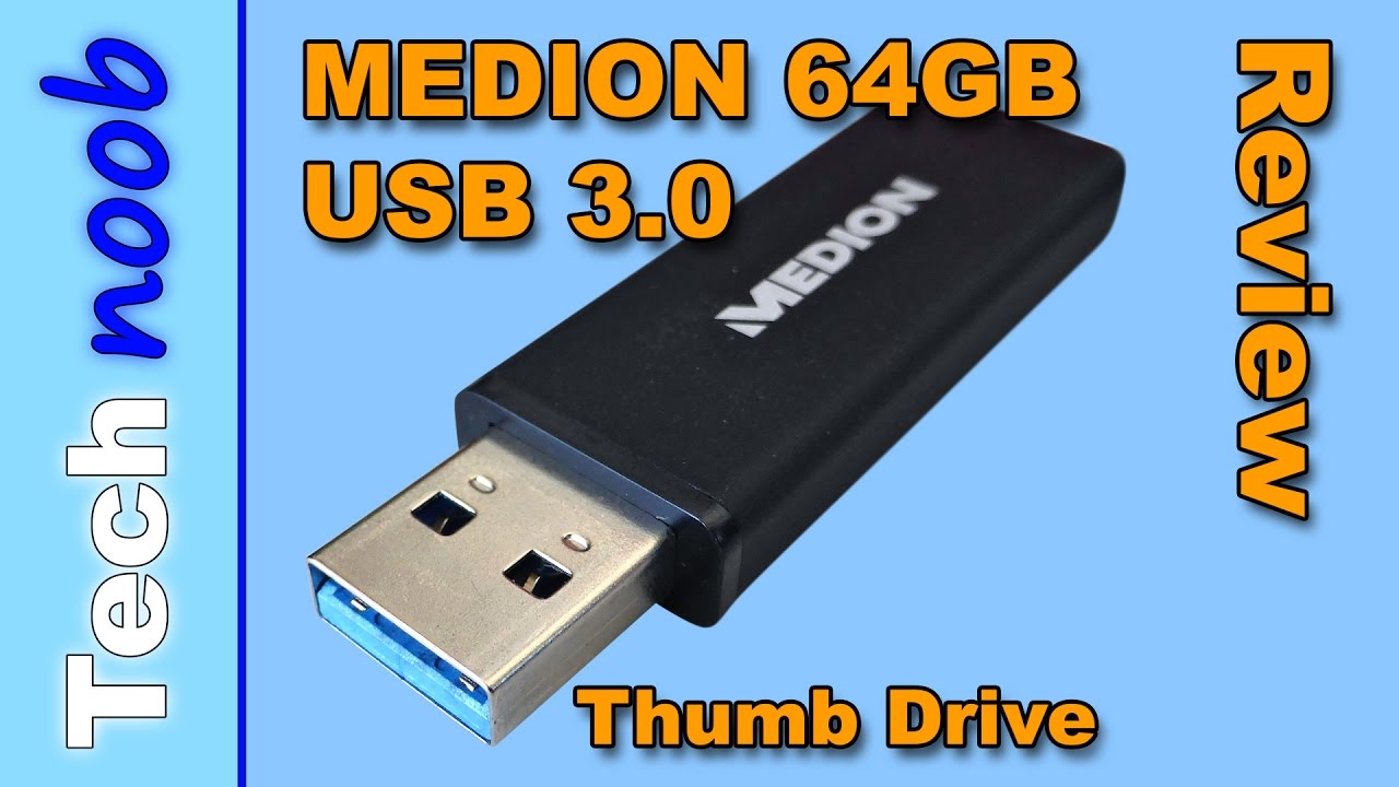  Update MEDION 64GB USB 3.0 Thumb Drive | Quick Review