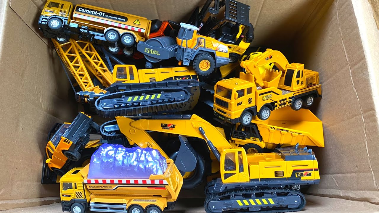 EXCAVATOR LESU ET30H, MEGA RC TRUCKS, RC TRACTORS, RC MACHINES COLLECTION!! KABOLITE K350-200 DIGGER