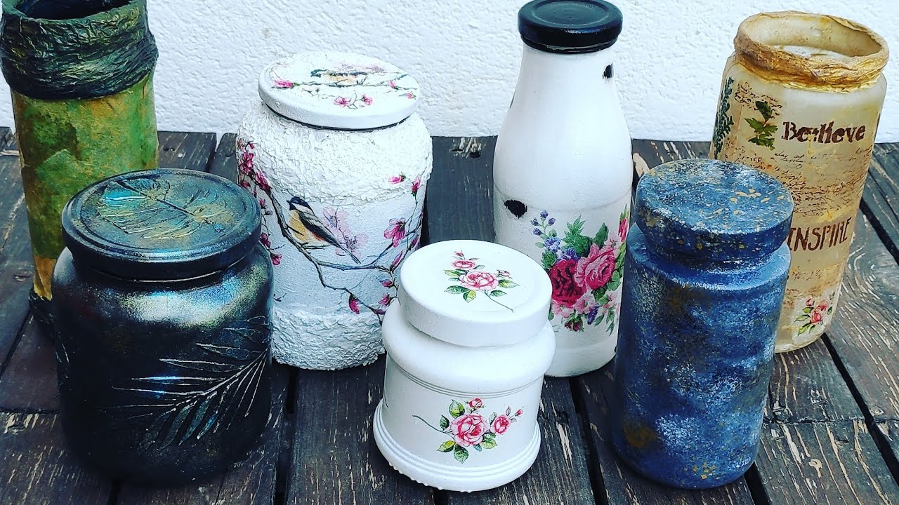 7 ideas con frascos de vidrio / 7 ideas for glass jars (english subtitles)