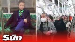 Knifeman 'dressed as the Joker' injures 17 people in Tokyo train rampage