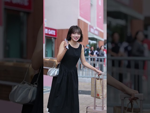 어디로 들어가지? 방황하는 박소영 #박소영 #박소영치어리더  #삼성라이온즈  #인천 #문학야구장 #방황 #치어리더출근길