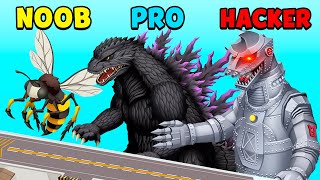 NOOB vs PRO vs HACKER - Godzilla Defense Force
