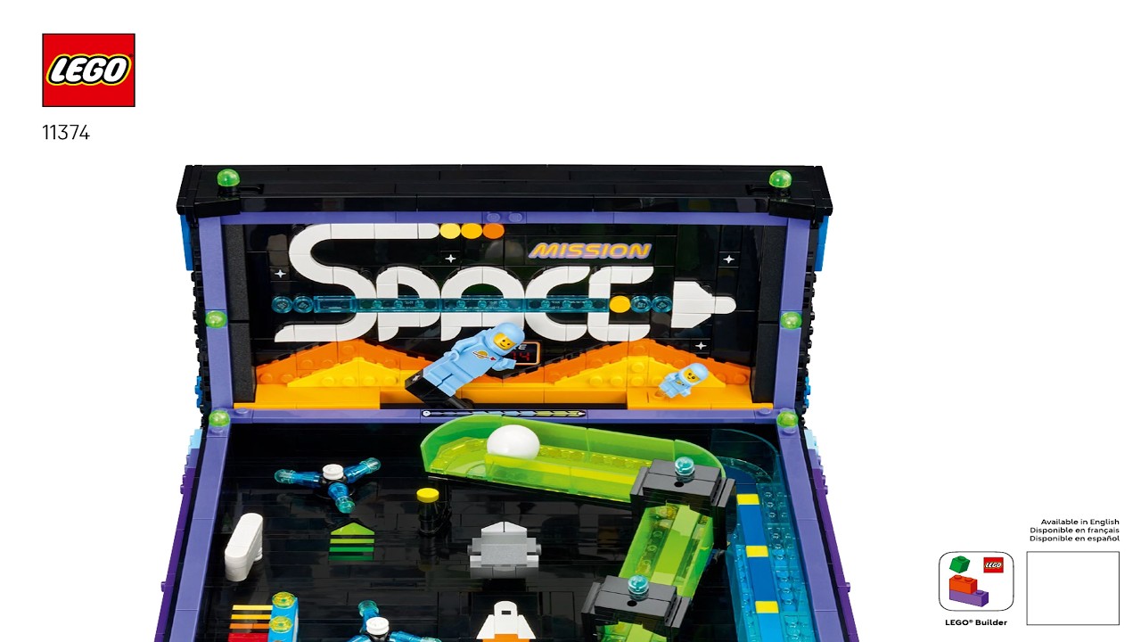 Arcade Pinball Machine LEGO instructions