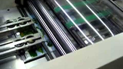 BOURG AE22 AIR ASSIST TEST RUN VIDEO WITH STICHER, FOLDER AND FACE TRIMMER