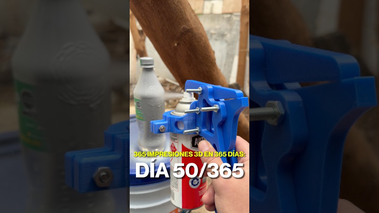 365 IMPRESIONES 3D EN 365 DÍAS: DIA 50/365: PISTOLA PARA AEROSOL 