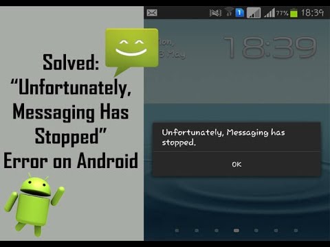 how to fix unfortunately messaging has stopped 2018 | Android Hacks And Tricks