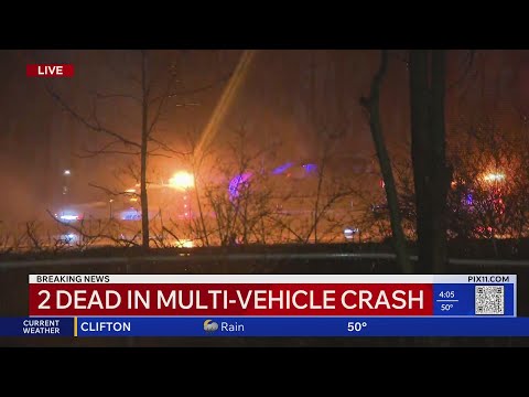 Two dead in multi-vehicle crash on Long Island