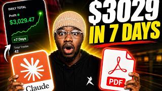 Information I Just Used Claude AI To Make $3000 In 7 Days News