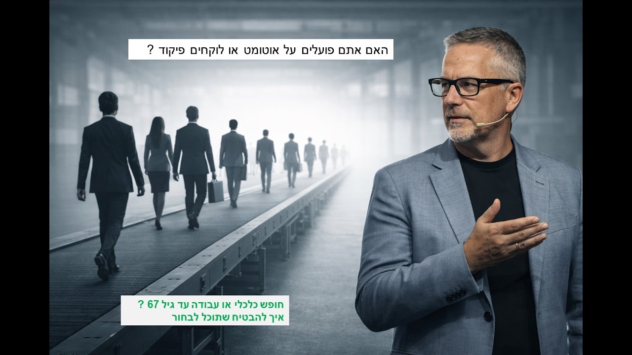עבודה עד גיל 67 או חופש כלכלי. הבחירה בידיך