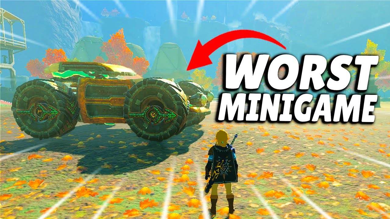 Cursed builds in Racing Minigame Zelda TOTK - YouTube