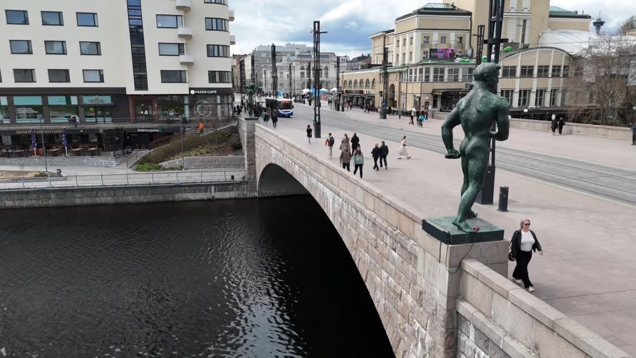 Tampere drone 4K 2025 🇫🇮 Tampere from the Air Tour 🇫🇮 | Flying Drone City Center | Finland 2025 | 4K