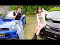 【お勉強】23才ぼっち女がスバルインプレッサ WRX STI GDBをレビュー！ももみうちさんから10万キロ超えメンテの極意を伝授してもらいました。