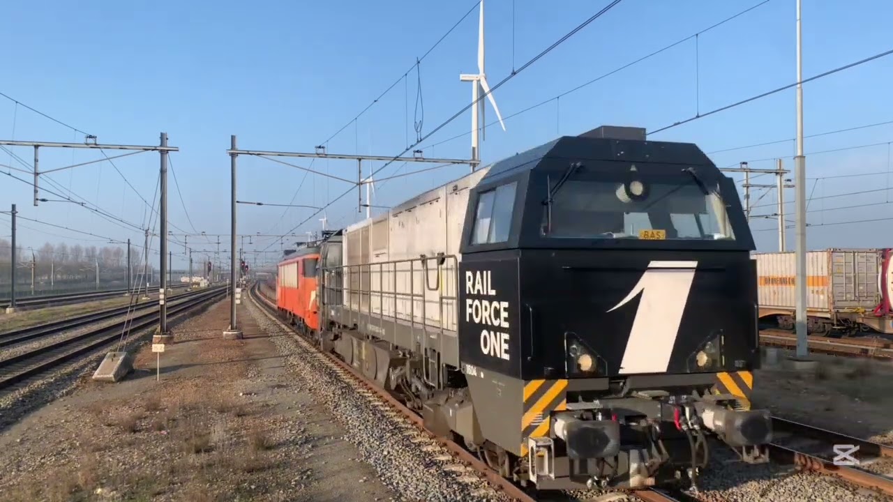 Treinen op Lage Zwaluwe 