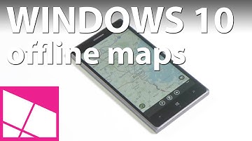 How to download offline maps in Windows 10 mobile