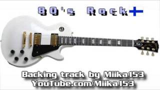 80's Hard Rock - Backing Track #2 in A-minor chords