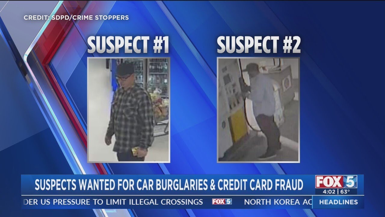 Suspects Wanted For Car Burglaries - YouTube