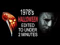 1978's Halloween Edited To Under 2 Minutes