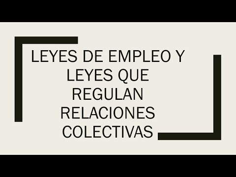 ¿Qué Es La Ley De Condiciones Básicas De Empleo?