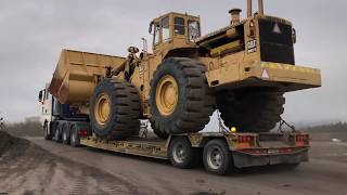 Transporting The Caterpillar 992B Wheel Loader - Fasoulas Heavy Transports