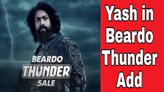 Yash in BEARDO THUNDER Add, | Yash New Look in Beardo Thunder