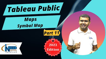 Tableau Public | Maps in Tableau | Symbol Map | Part 11 | 2023 Edition