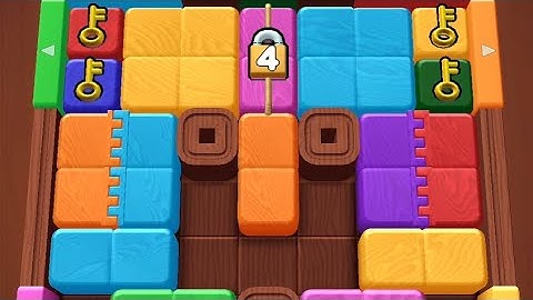 Wood Away Block Jam Level 55-56-57 Game Walkthrough Solution - New Update