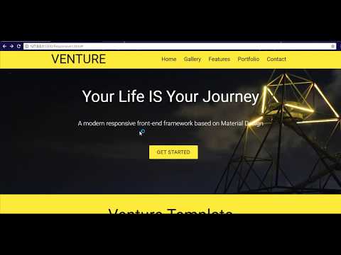 Materialize Using Sample Responsive Website