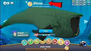 THE NEW BLOOP ? Hungry Shark World BUT I GAME All 35 Sharks Unlocked Hack Gems and Coins