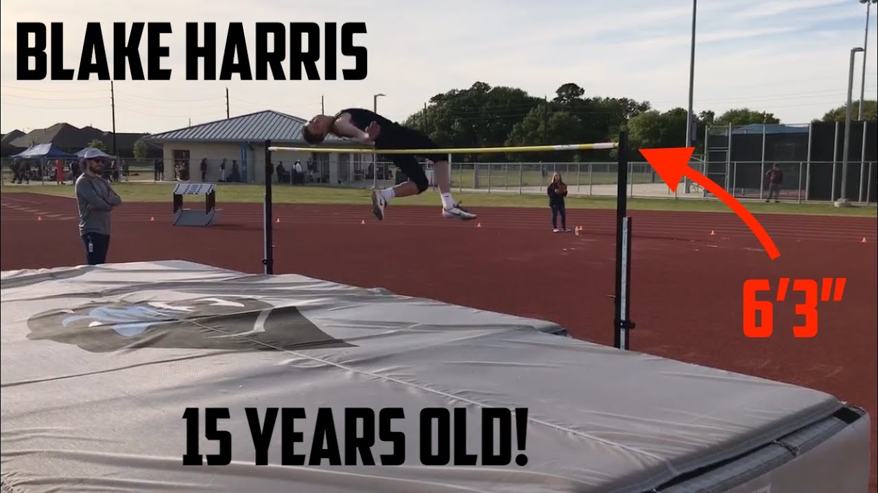 Blake Ruffner High Jump High Jump District Championship | Blake Harris Class of '22 - YouTube