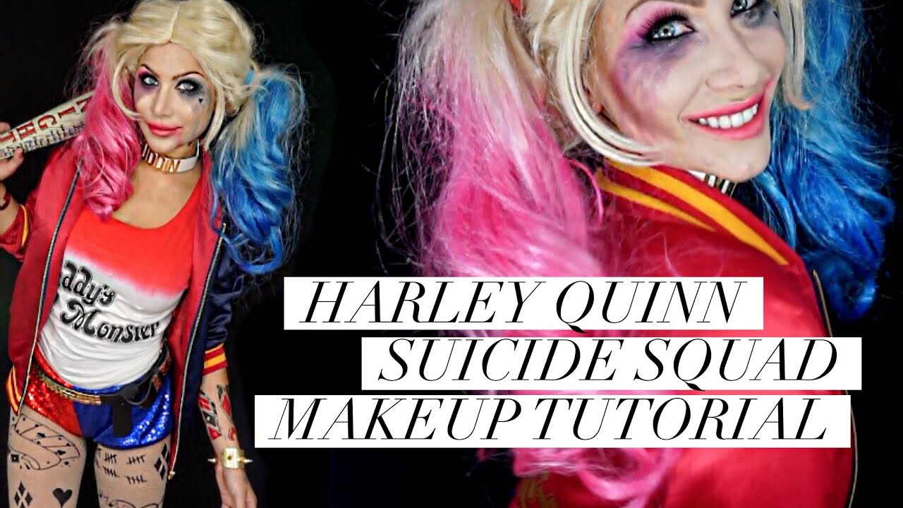 Harley Quinn Suicide Squad GLAM GORE Makeup Tutorial