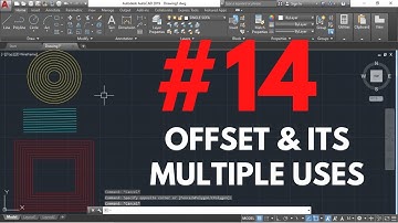 Offset Command in AutoCAD 2020| Offset| Offset in AutoCAD| AutoCAD in Hindi| AutoCAD Class 14